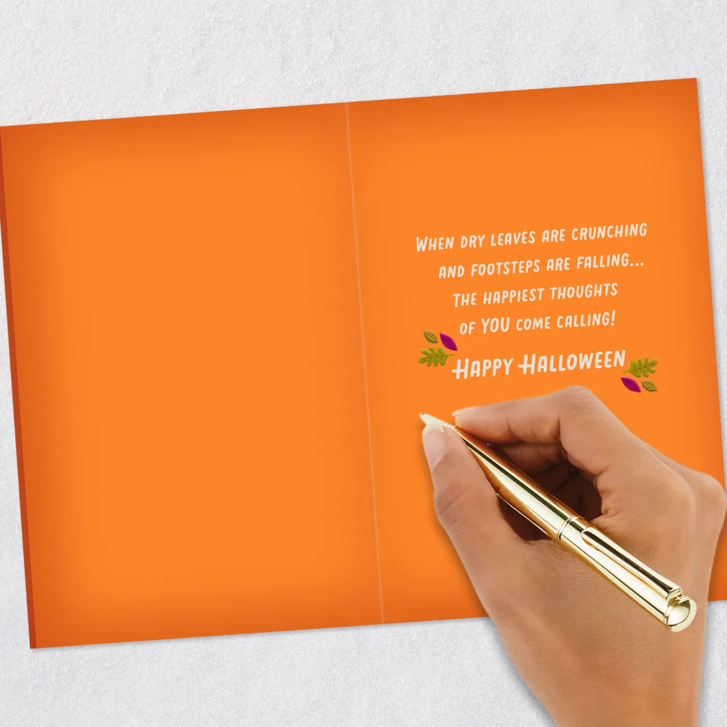 Happy Thoughts of You Halloween Card