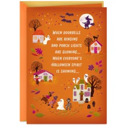 Happy Thoughts of You Halloween Card