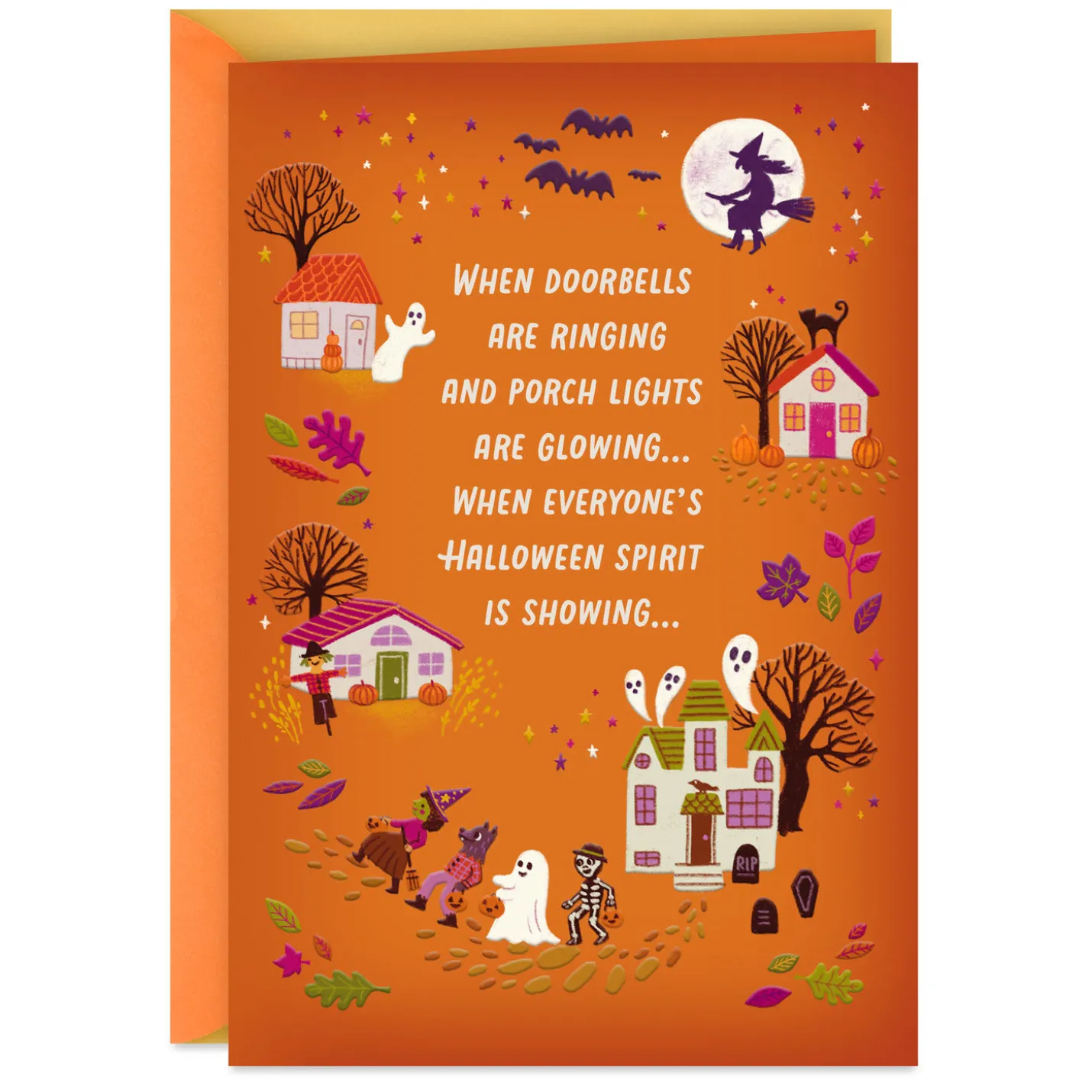 Happy Thoughts of You Halloween Card