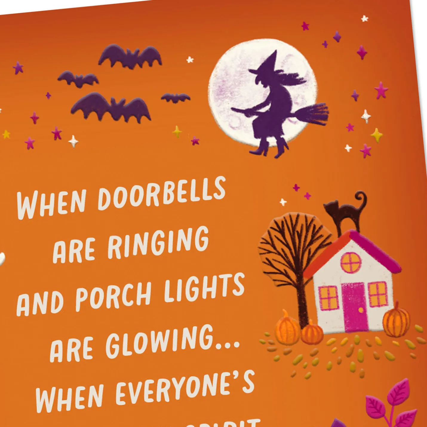 Happy Thoughts of You Halloween Card