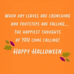 Happy Thoughts of You Halloween Card