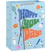20" Happy You Day Pennants and Sports Icons Jumbo Gift Bag