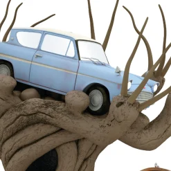 Harry Potter and the Chamber of Secrets™ Collection Flying Ford Anglia in the Whomping Willow™ Tree Topper With Light and Sound