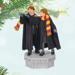 Harry Potter and the Chamber of Secrets™ Collection Ron Weasley™ and Hermione Granger™ Ornament With Light and Sound