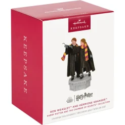 Harry Potter and the Chamber of Secrets™ Collection Ron Weasley™ and Hermione Granger™ Ornament With Light and Sound