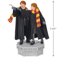 Harry Potter and the Chamber of Secrets™ Collection Ron Weasley™ and Hermione Granger™ Ornament With Light and Sound