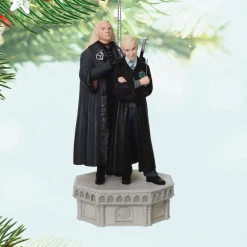 Harry Potter and the Chamber of Secrets™ Collection Lucius and Draco Malfoy™ Ornament With Light and Sound