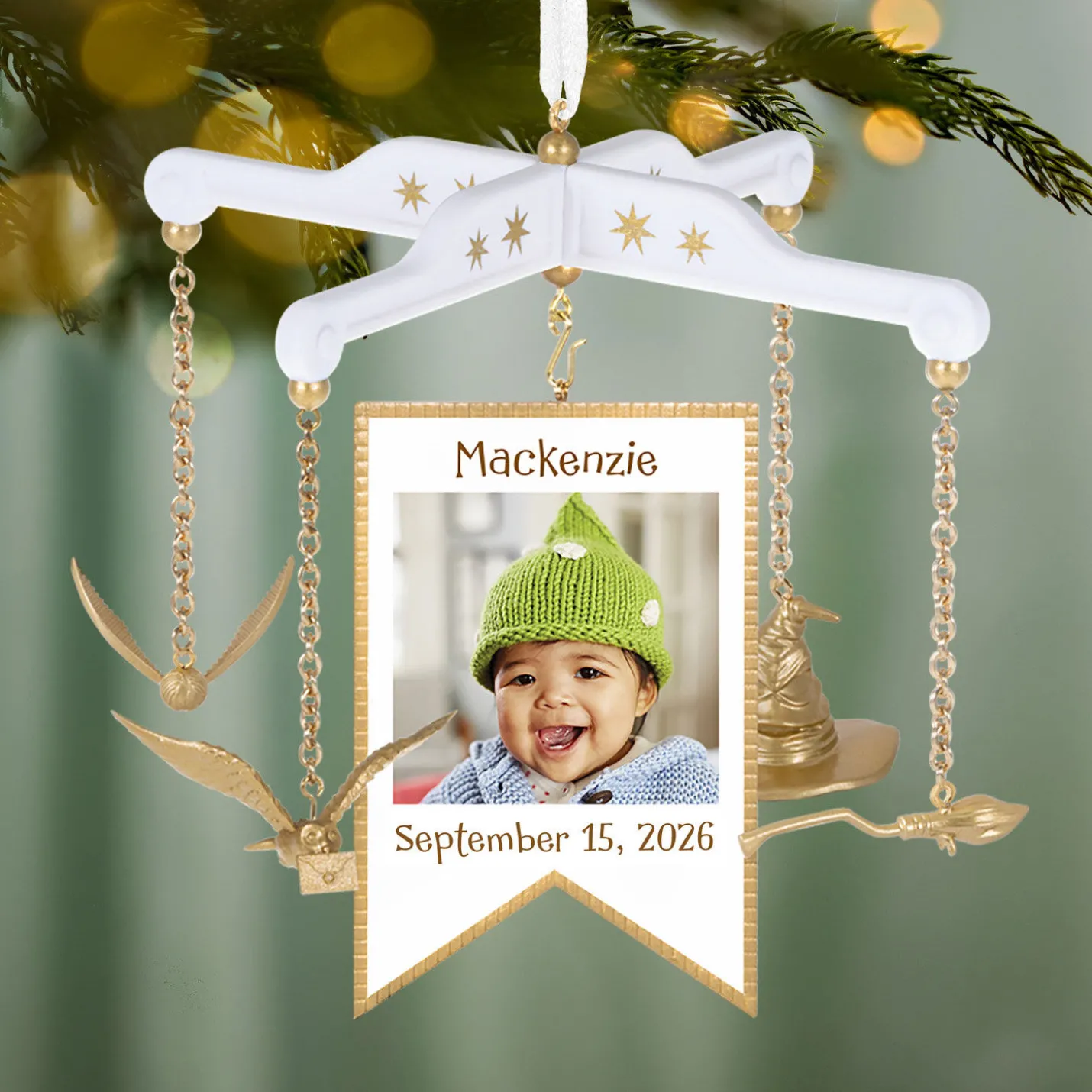 Harry Potter™ Baby Mobile Personalized Ornament, Custom Photo and Text