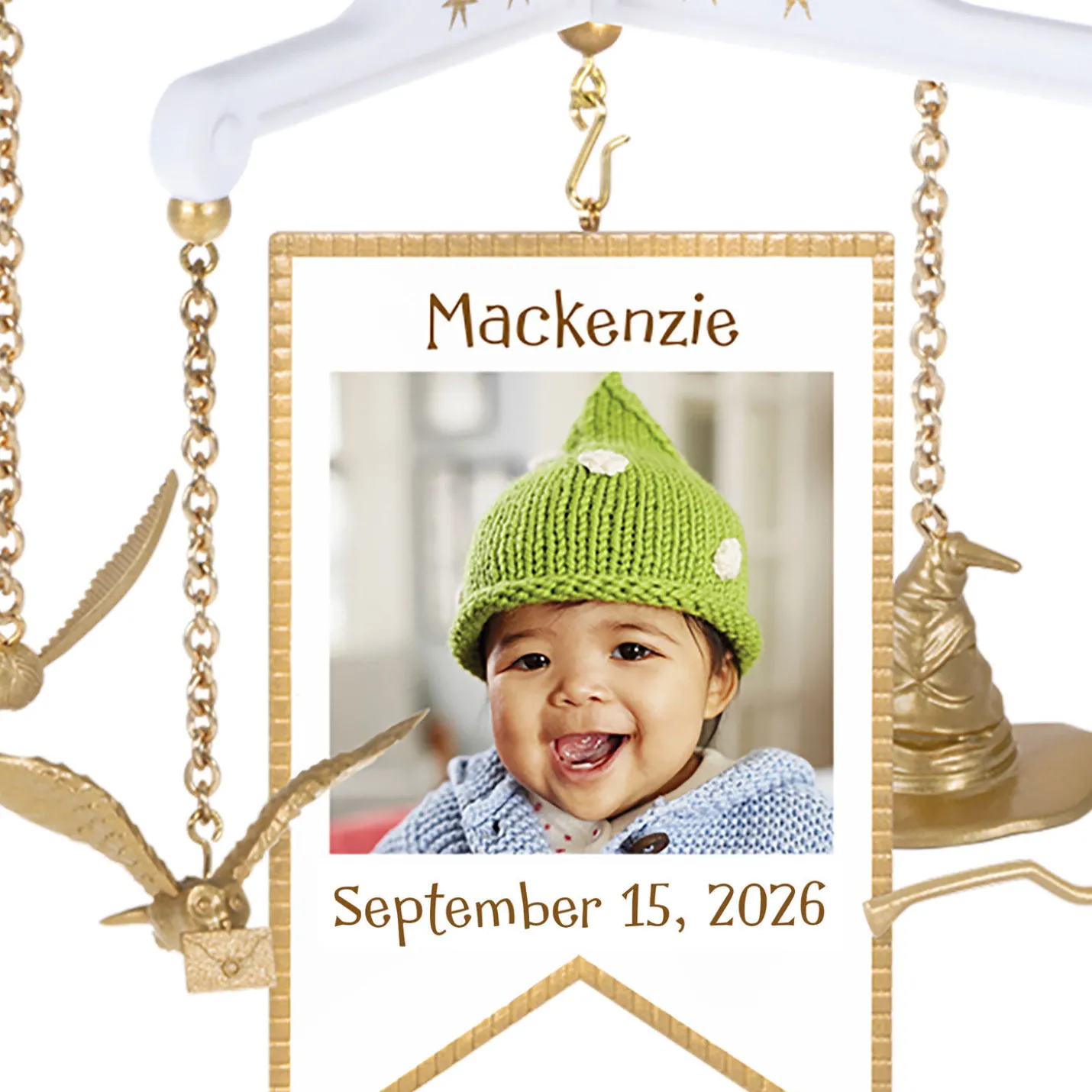 Harry Potter™ Baby Mobile Personalized Ornament, Custom Photo and Text