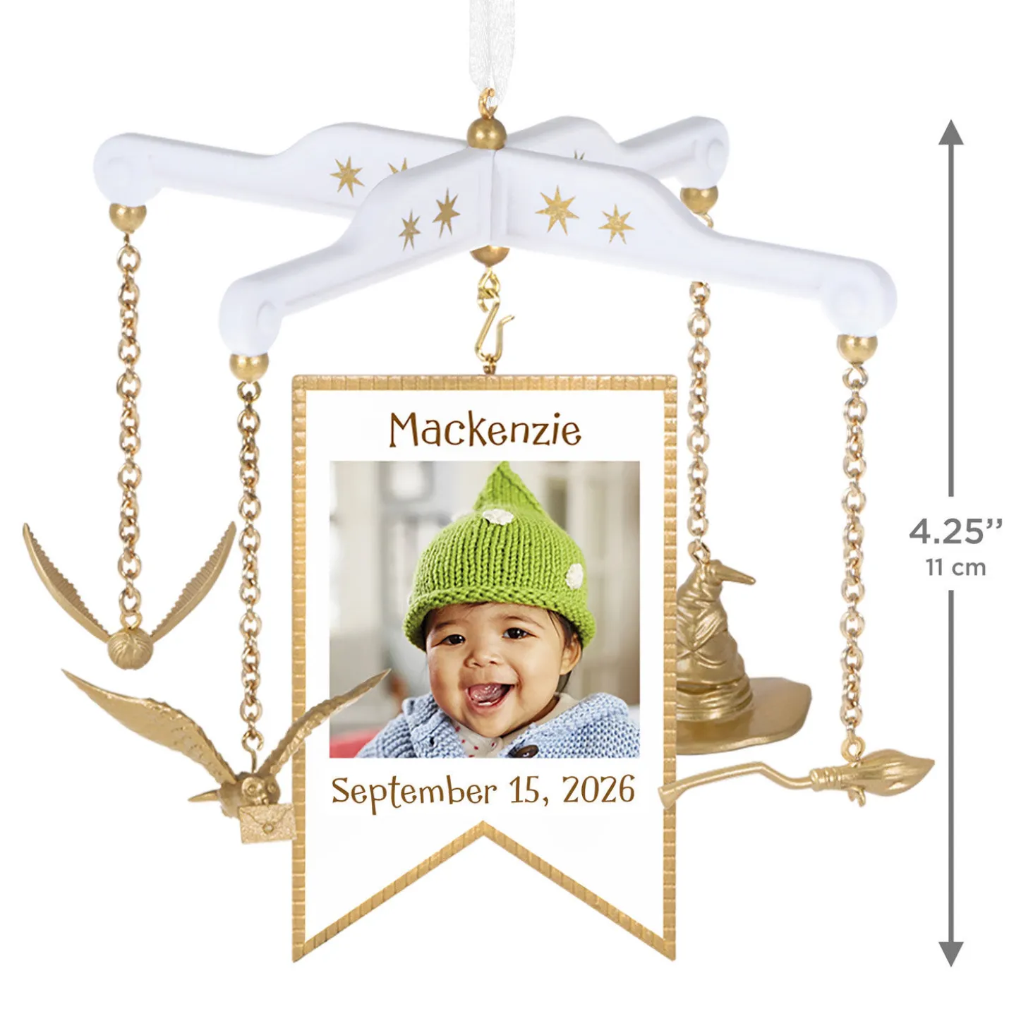 Harry Potter™ Baby Mobile Personalized Ornament, Custom Photo and Text