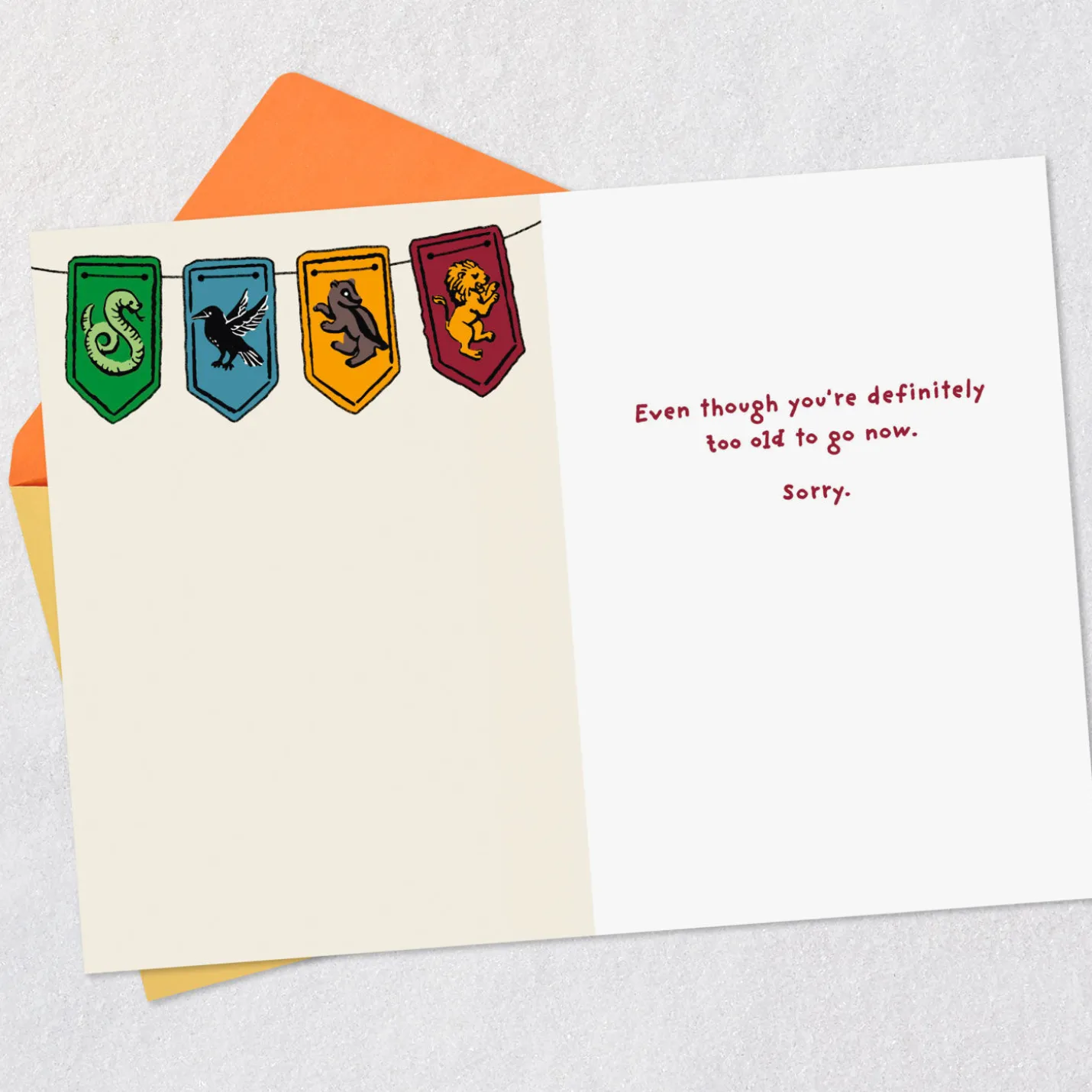 Harry Potter™ Celebrate Like You're Going to Hogwarts™ Funny Birthday Card