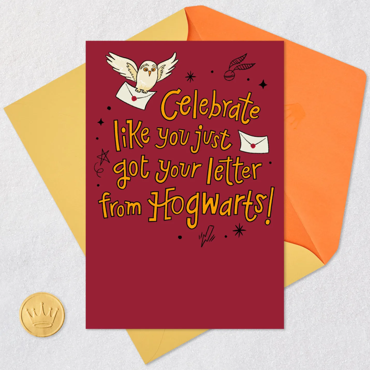 Harry Potter™ Celebrate Like You're Going to Hogwarts™ Funny Birthday Card