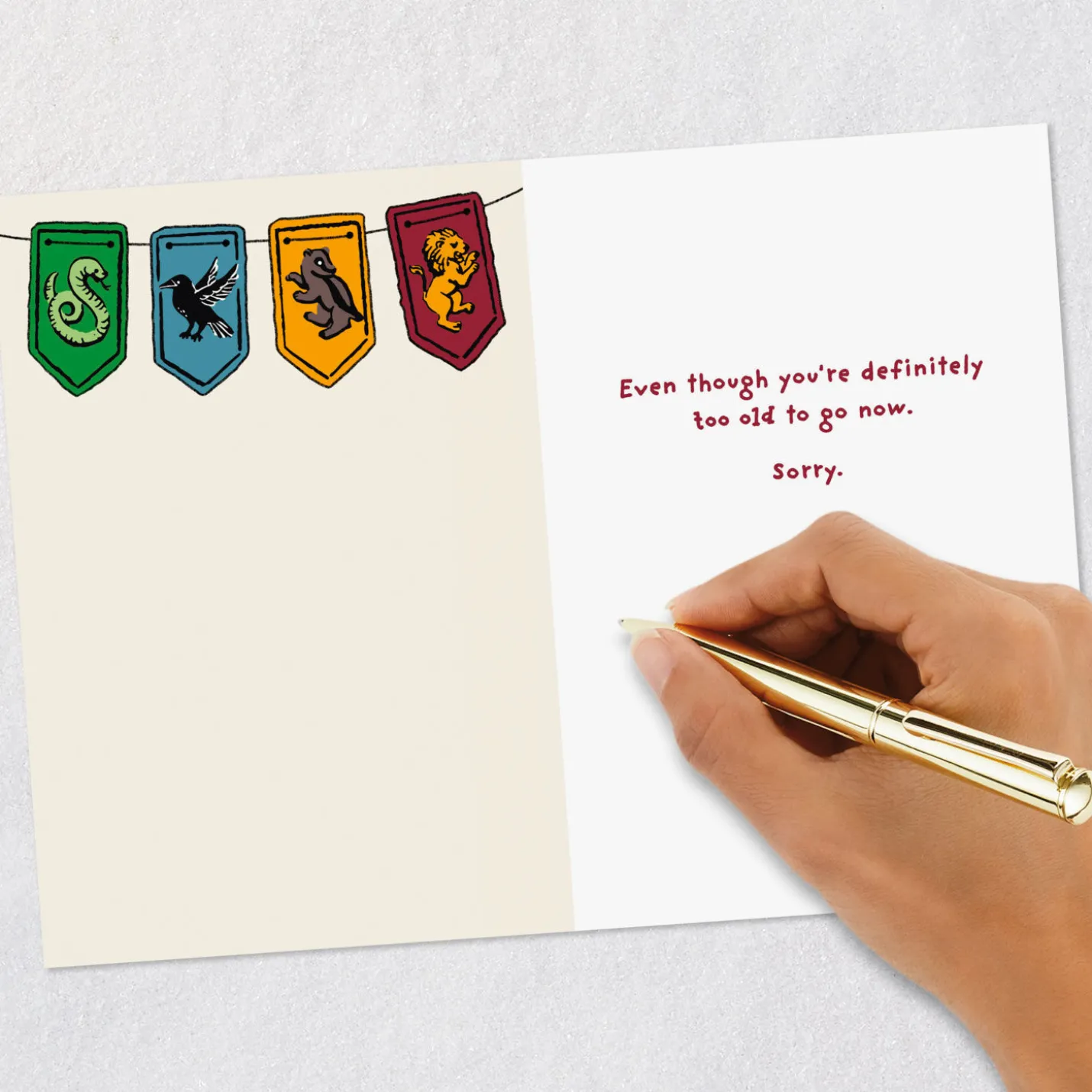 Harry Potter™ Celebrate Like You're Going to Hogwarts™ Funny Birthday Card