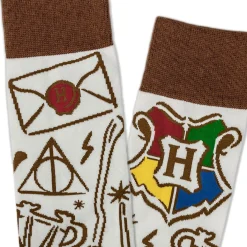 Harry Potter™ Collage of Icons Novelty Crew Socks