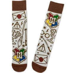 Harry Potter™ Collage of Icons Novelty Crew Socks