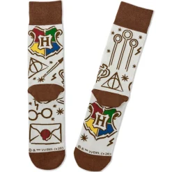 Harry Potter™ Collage of Icons Novelty Crew Socks
