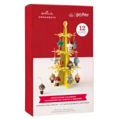 Harry Potter™ Hallmark Countdown Calendar Paper Tree Set With 12 Mini Ornaments