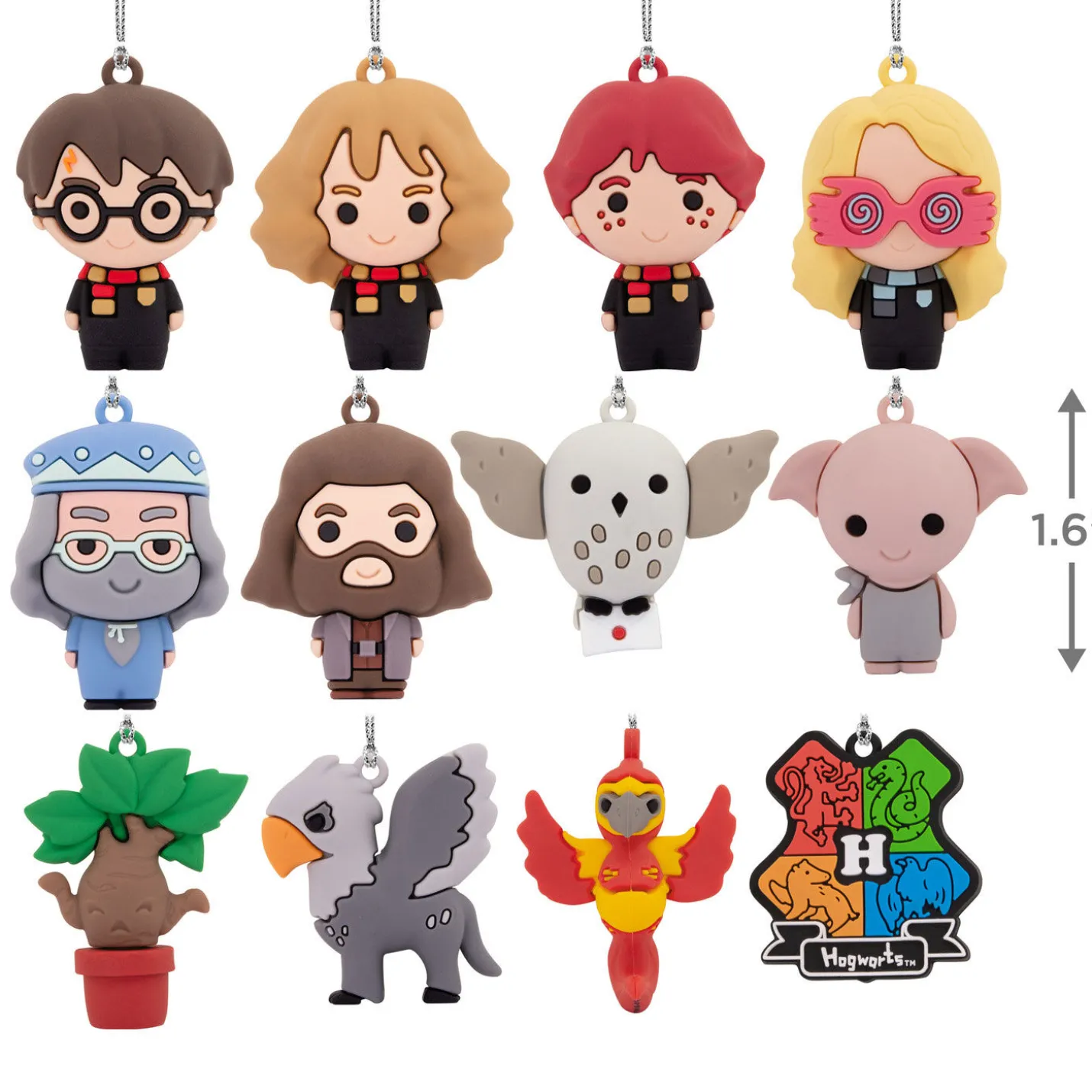 Harry Potter™ Hallmark Countdown Calendar Paper Tree Set With 12 Mini Ornaments