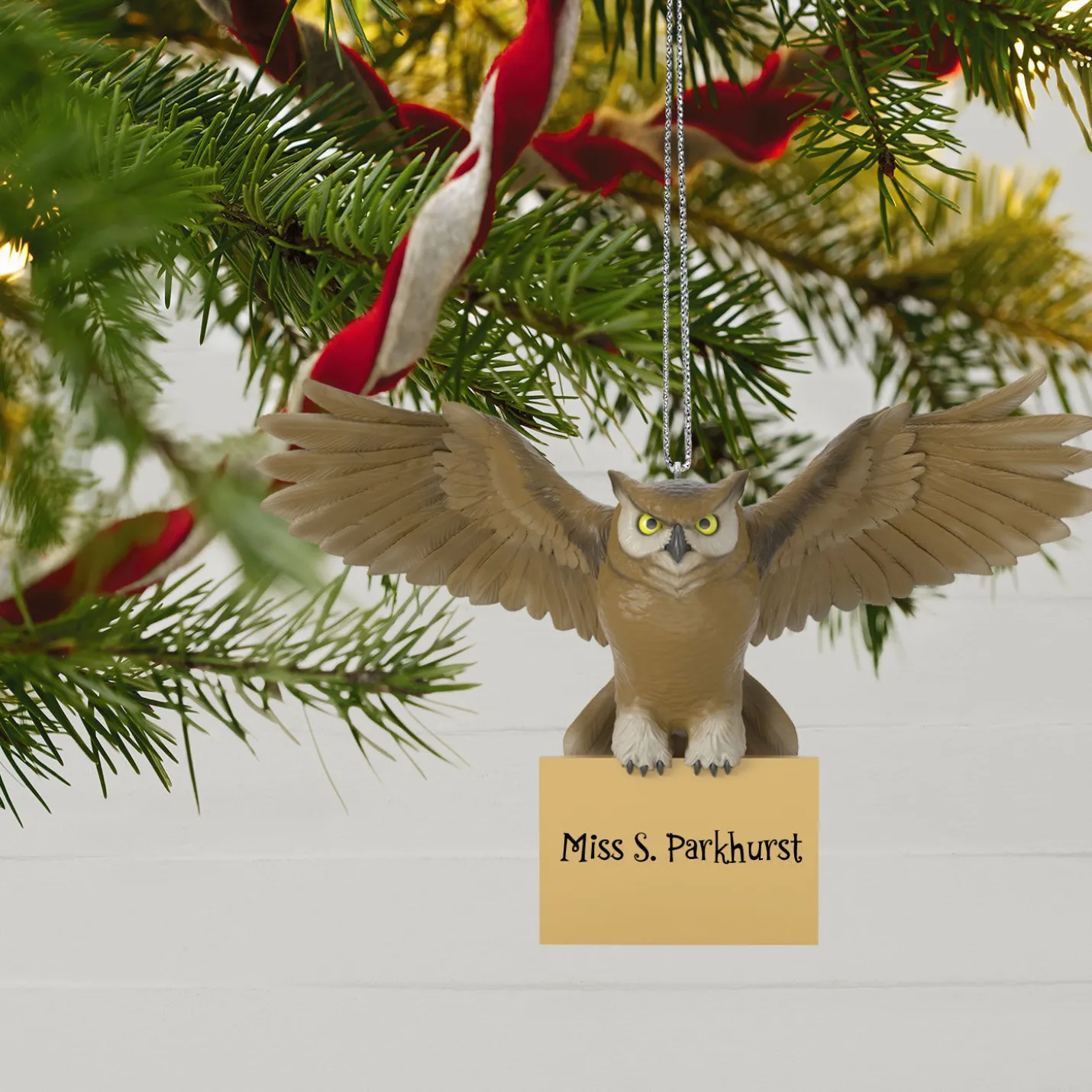 Harry Potter™ Hogwarts™ Acceptance Letter Personalized Ornament, Custom Text