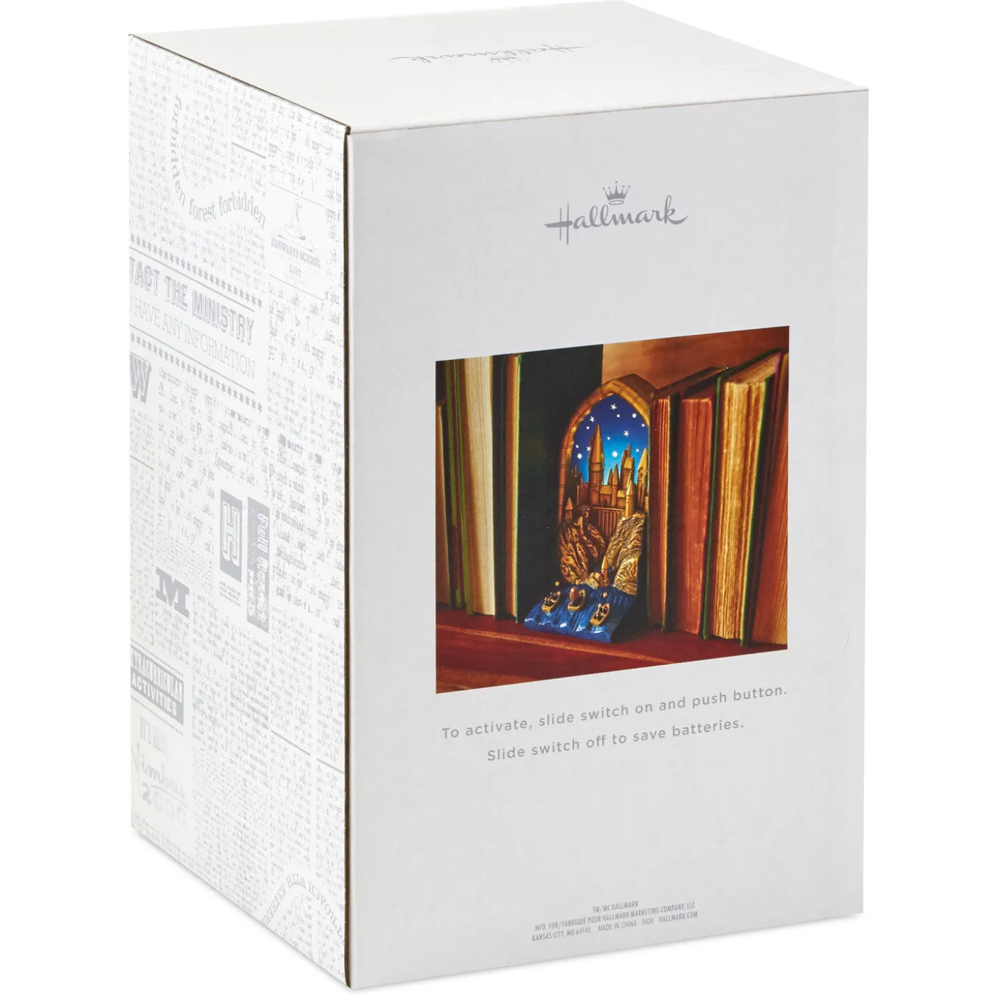 Harry Potter™ Hogwarts™ Light-Up Bookshelf Decoration, 9.1"