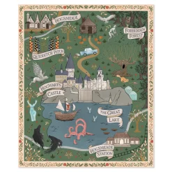 Harry Potter™ Map Throw Blanket, 50x60
