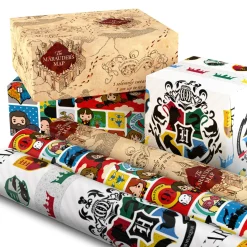 Harry Potter™ 3-Pack Assorted Wrapping Paper, 60 sq. ft. total
