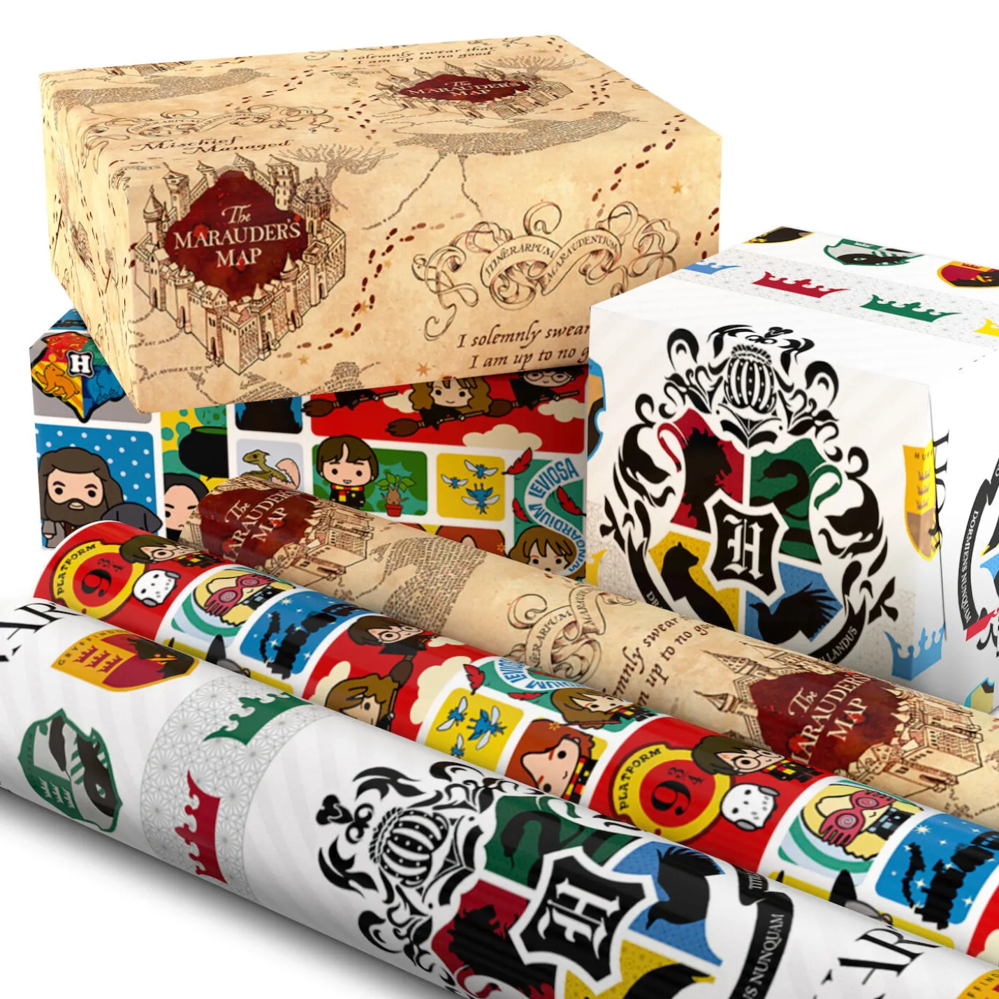 Harry Potter™ 3-Pack Assorted Wrapping Paper, 60 sq. ft. total
