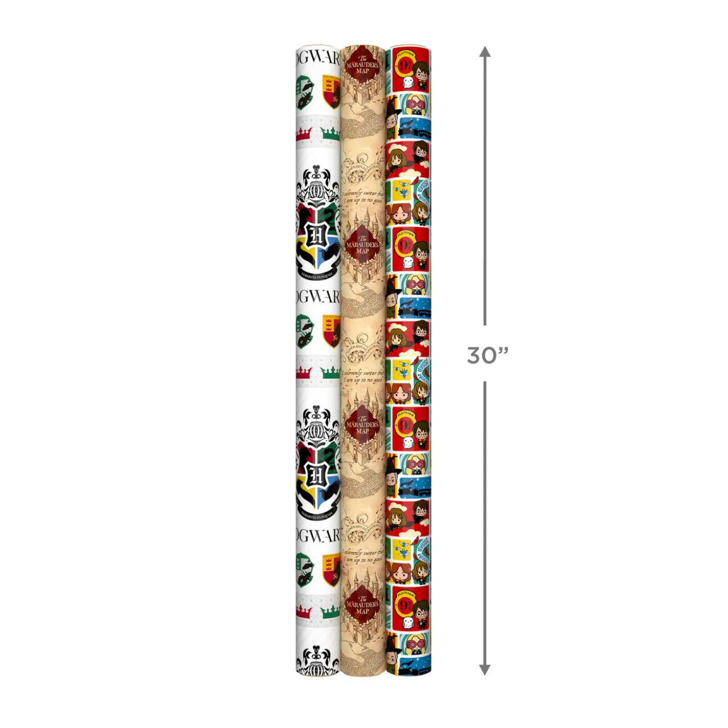 Harry Potter™ 3-Pack Assorted Wrapping Paper, 60 sq. ft. total