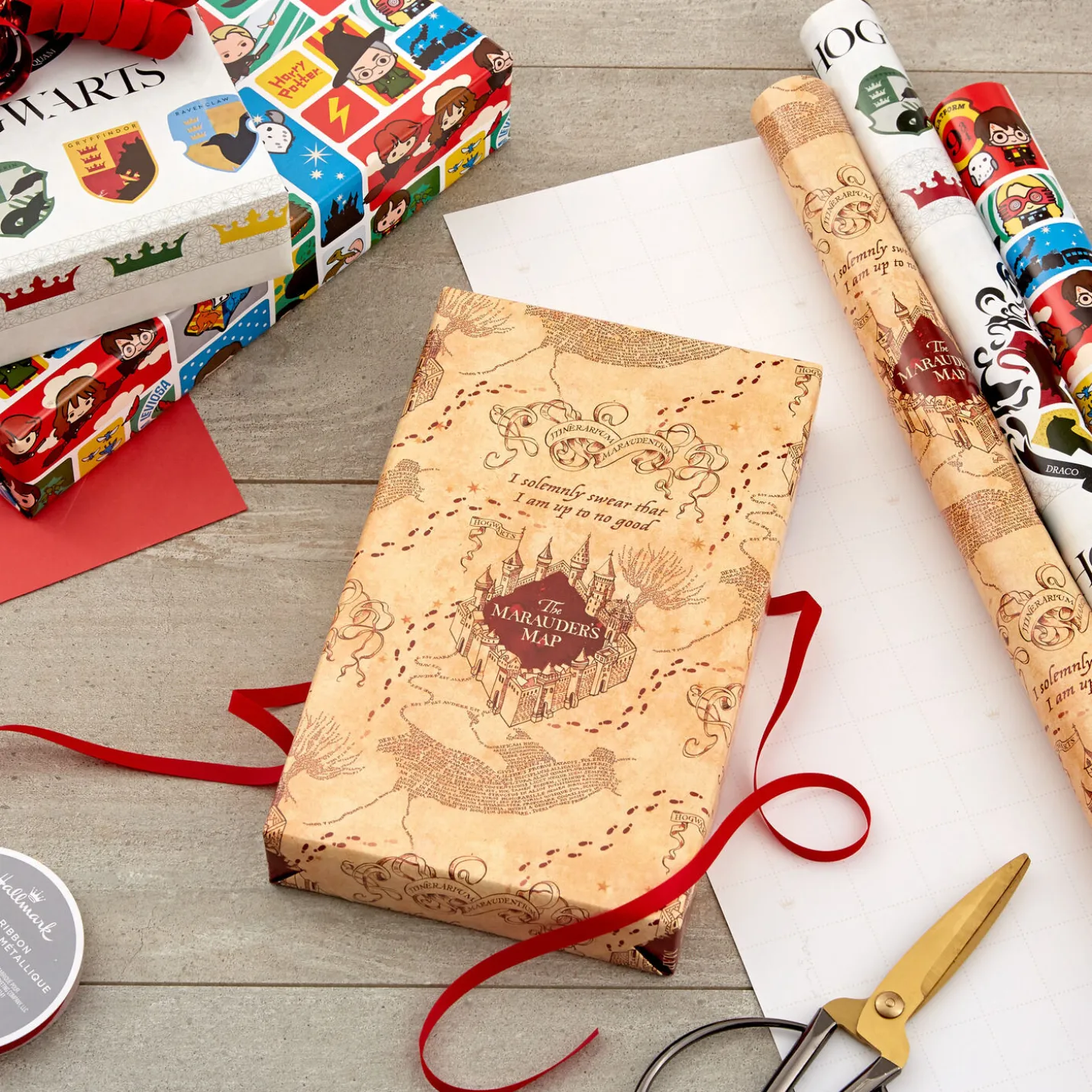Harry Potter™ 3-Pack Assorted Wrapping Paper, 60 sq. ft. total
