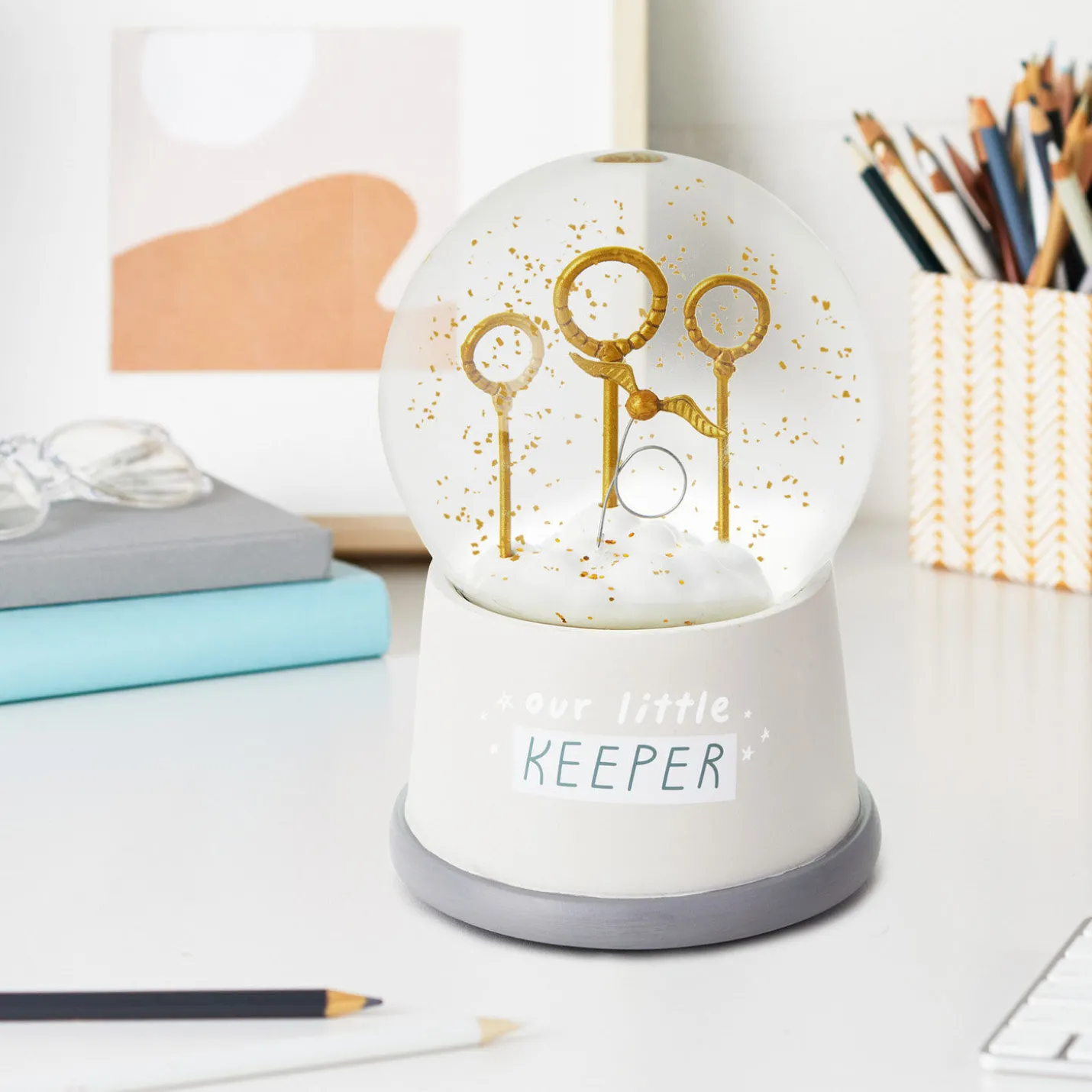Harry Potter™ Quidditch™ Our Little Keeper Musical Snow Globe