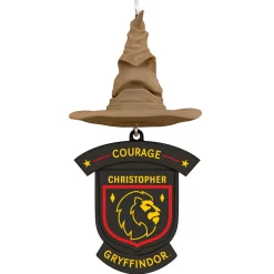 Harry Potter™ Sorting Hat House Trait Personalized Ornament, Custom Text