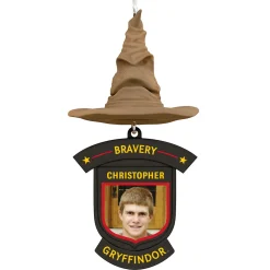 Harry Potter™ Sorting Hat House Trait Personalized Ornament, Custom Photo and Text