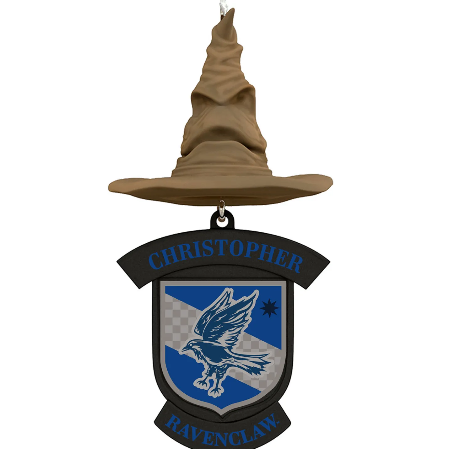 Harry Potter™ Sorting Hat Personalized Text Ornament, Ravenclaw™