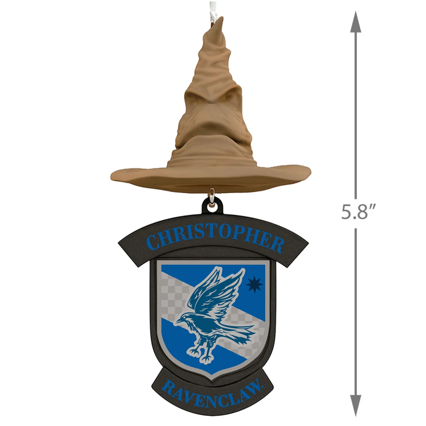 Harry Potter™ Sorting Hat Personalized Text Ornament, Ravenclaw™