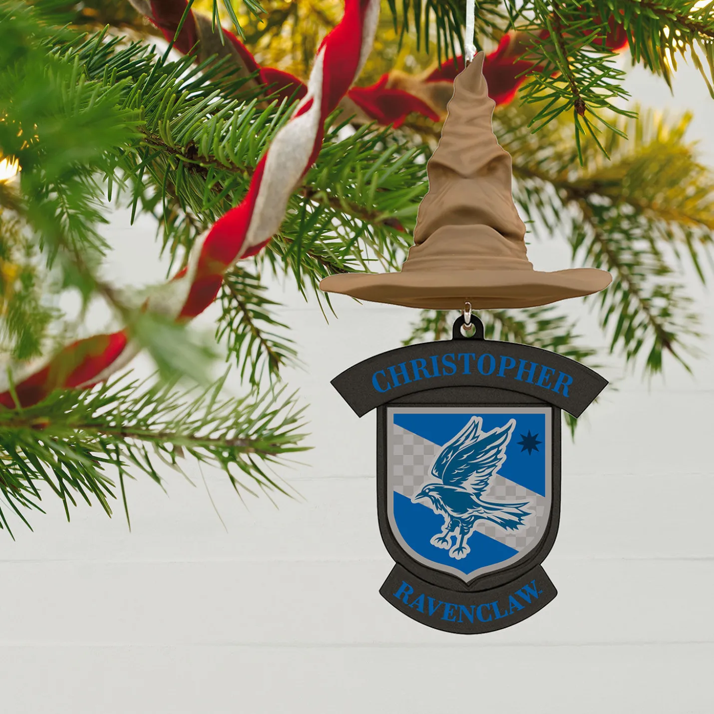 Harry Potter™ Sorting Hat Personalized Text Ornament, Ravenclaw™