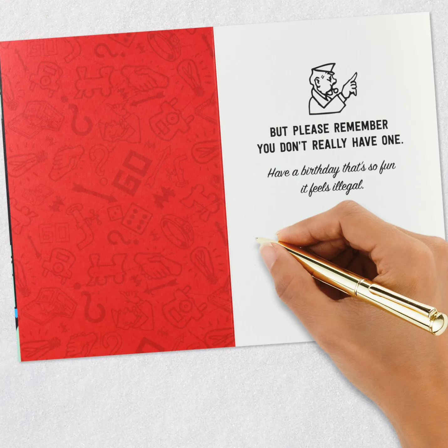 Hasbro® Monopoly® Get Out of Jail Free Funny Birthday Card