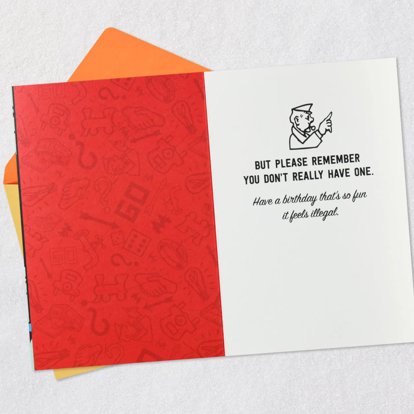 Hasbro® Monopoly® Get Out of Jail Free Funny Birthday Card