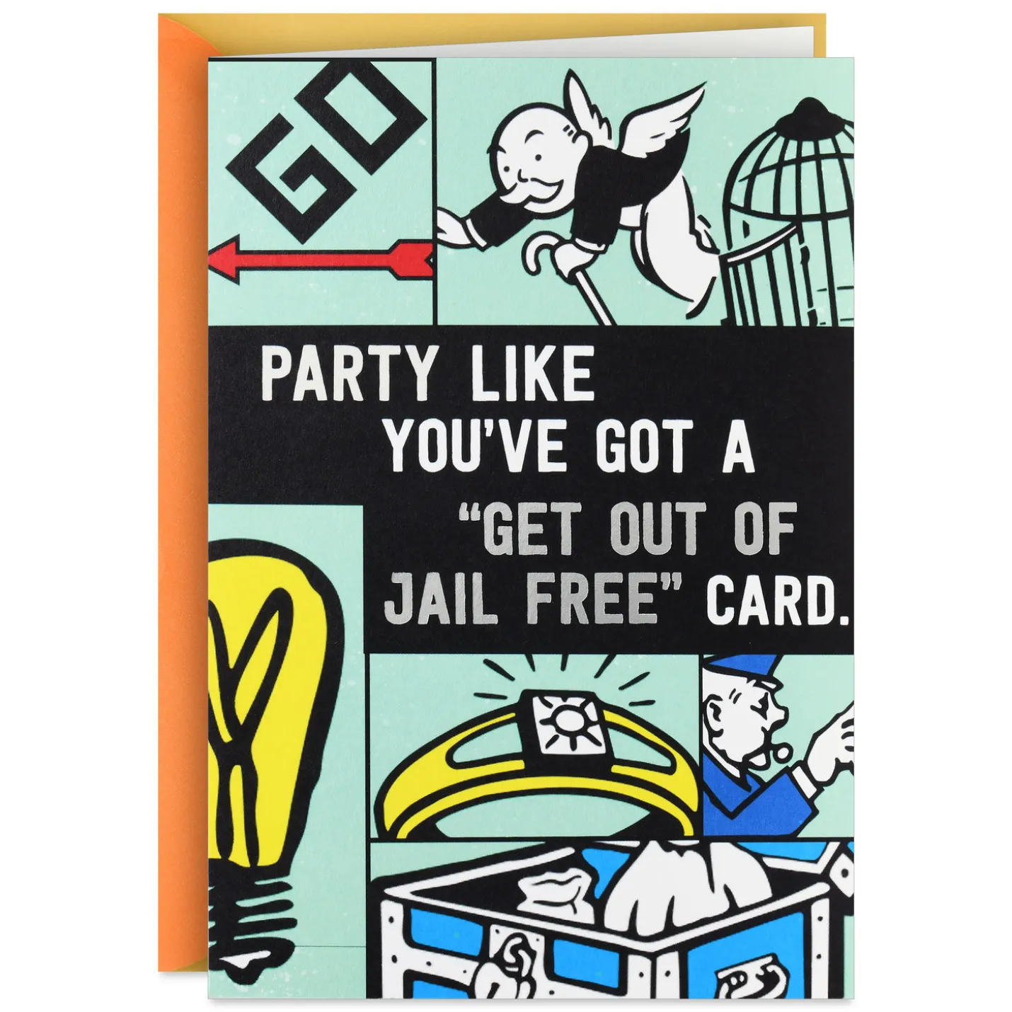 Hasbro® Monopoly® Get Out of Jail Free Funny Birthday Card