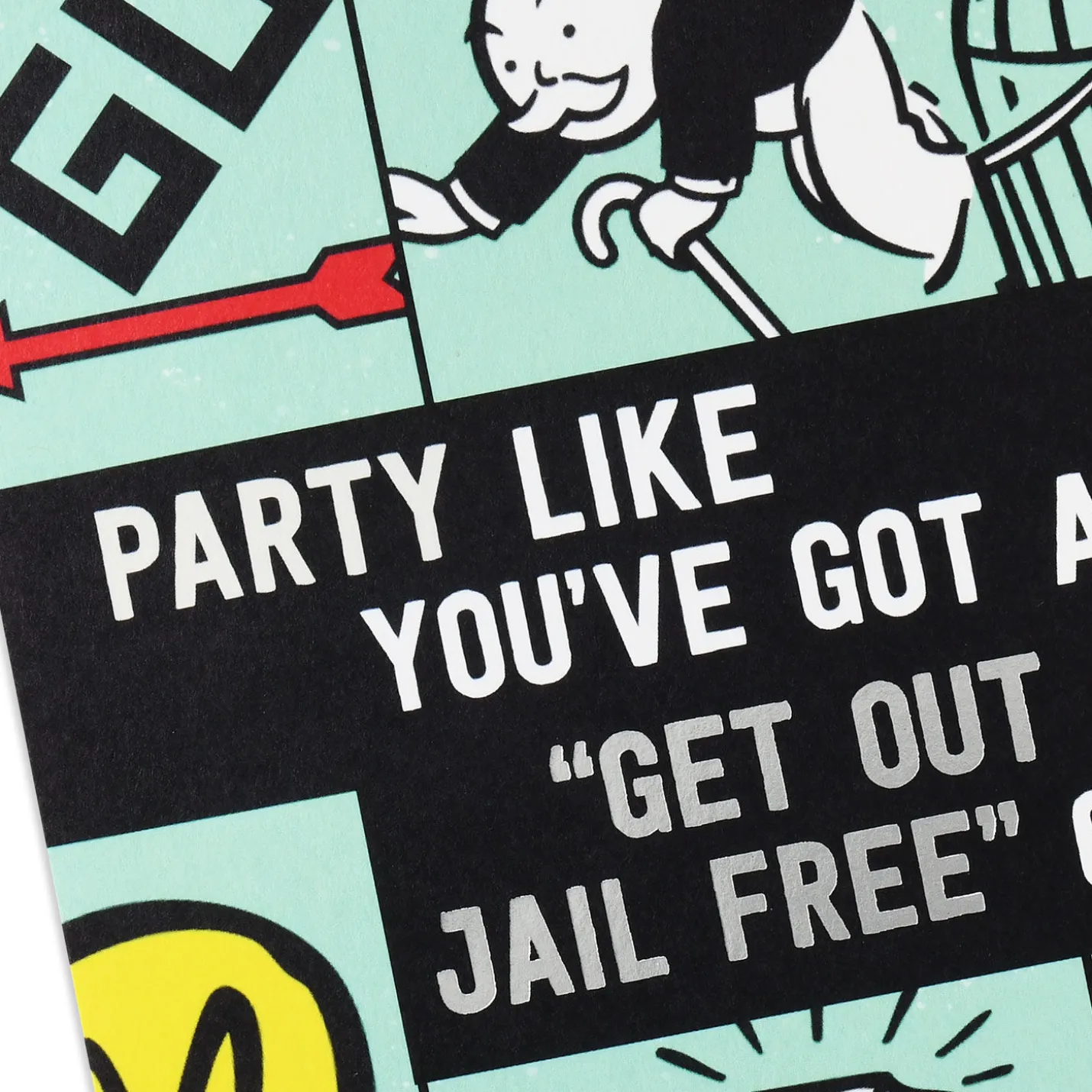 Hasbro® Monopoly® Get Out of Jail Free Funny Birthday Card