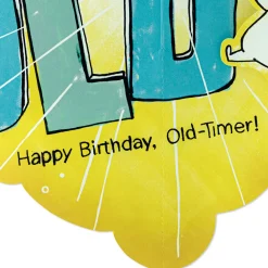 Hate to Spring This On You, Old-Timer Funny Pop-Up Birthday Card
