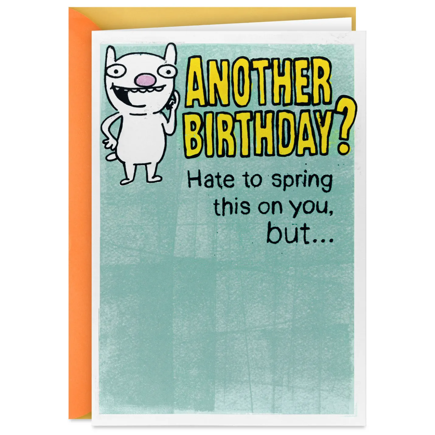 Hate to Spring This On You, Old-Timer Funny Pop-Up Birthday Card