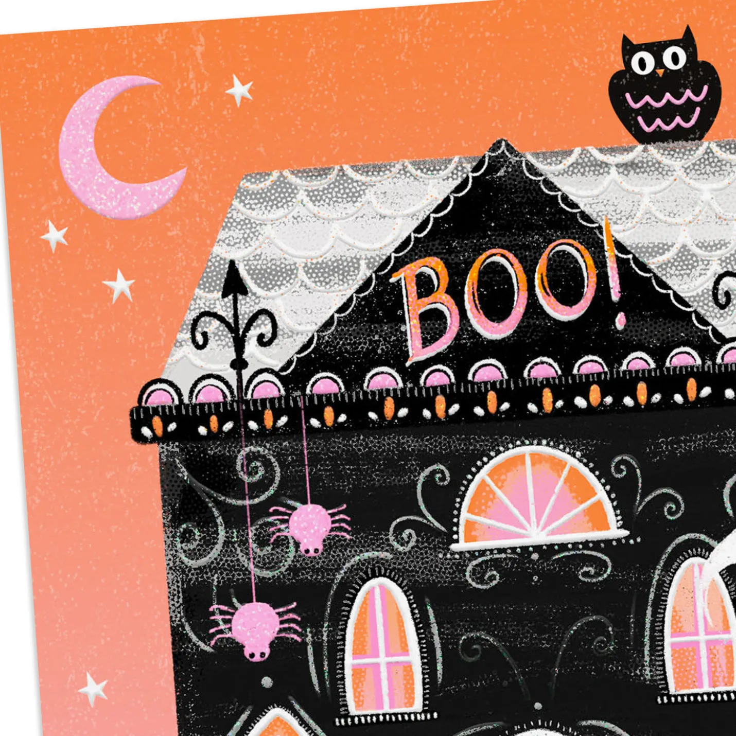 Haunted House and Ghosts Halloween Cards, Pack of 6