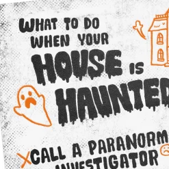 Haunted House Decisions Funny Halloween Card