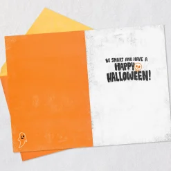 Haunted House Decisions Funny Halloween Card