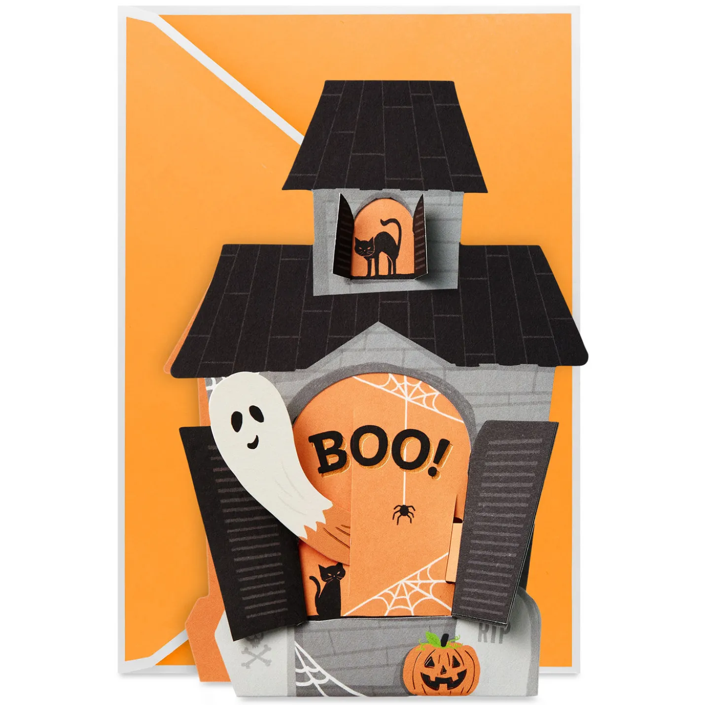 Haunted House Pop-Up Paper Craft Halloween Card