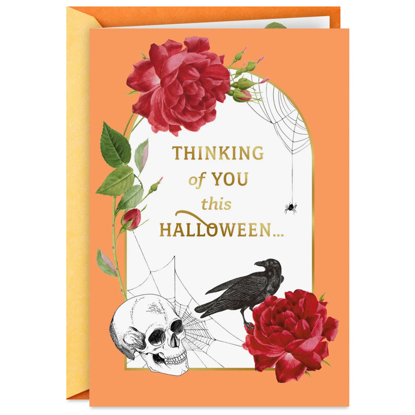 Hauntingly Happy Wishes Halloween Card