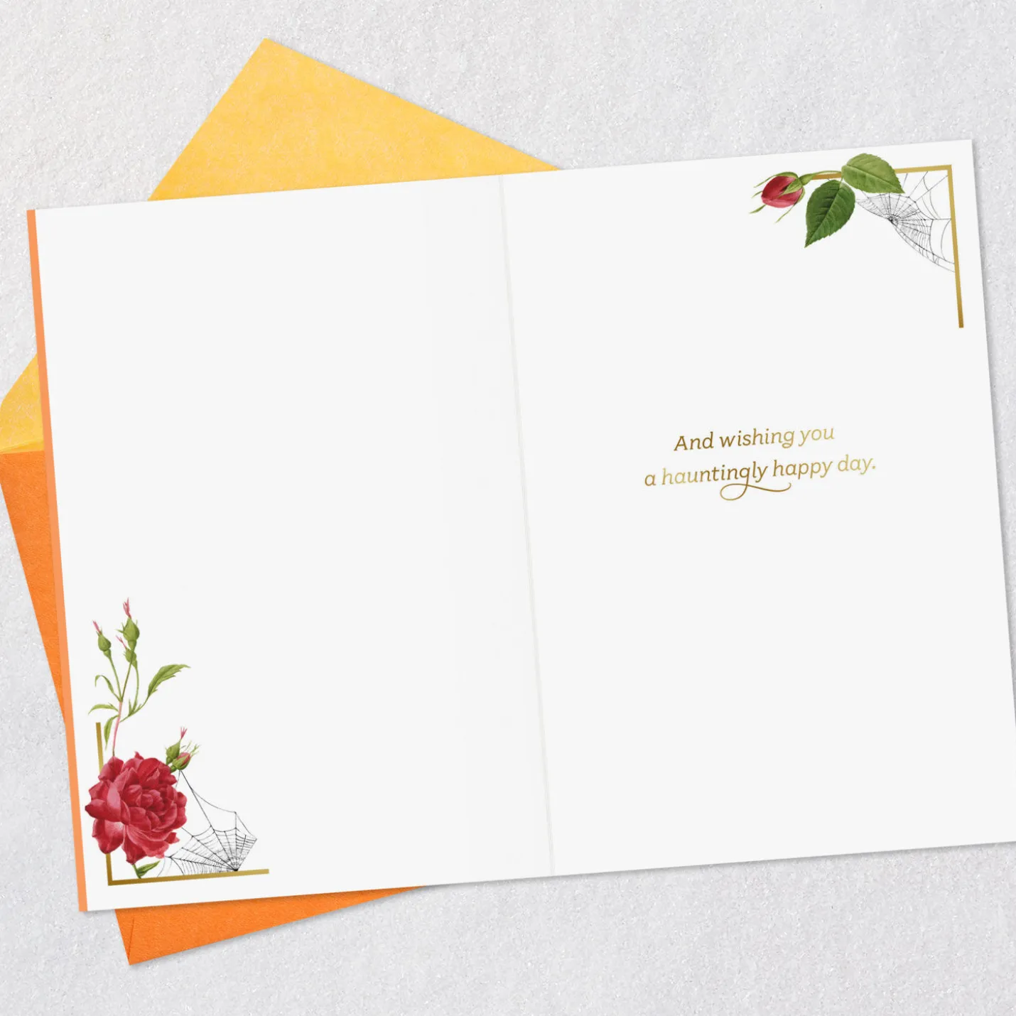 Hauntingly Happy Wishes Halloween Card