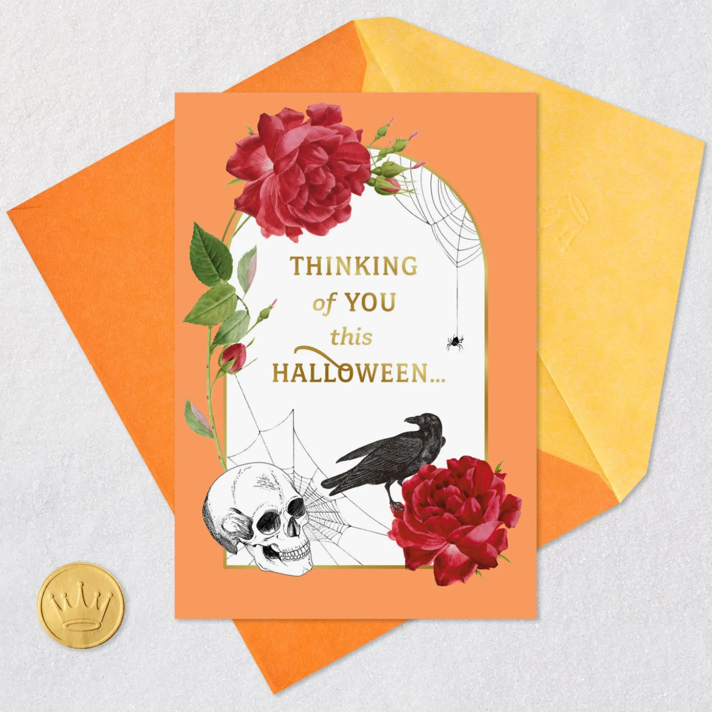 Hauntingly Happy Wishes Halloween Card