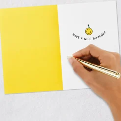 Have a Nice Birthday Smiley Faces Funny Birthday Card