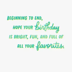 Have the Best Day Gift Card Greeting Birthday Card